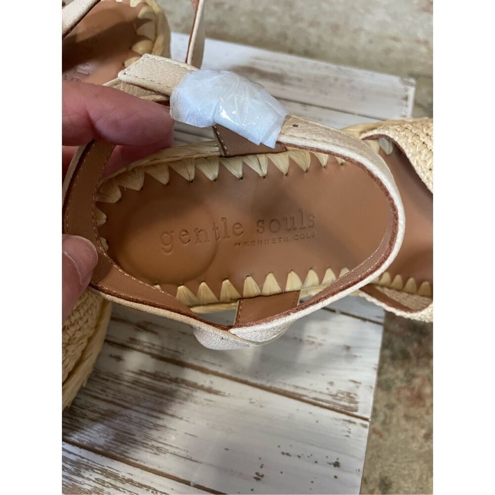 Gentle Souls Nomi Raffia Women’s Sandals 6.5 - Picture 6 of 7